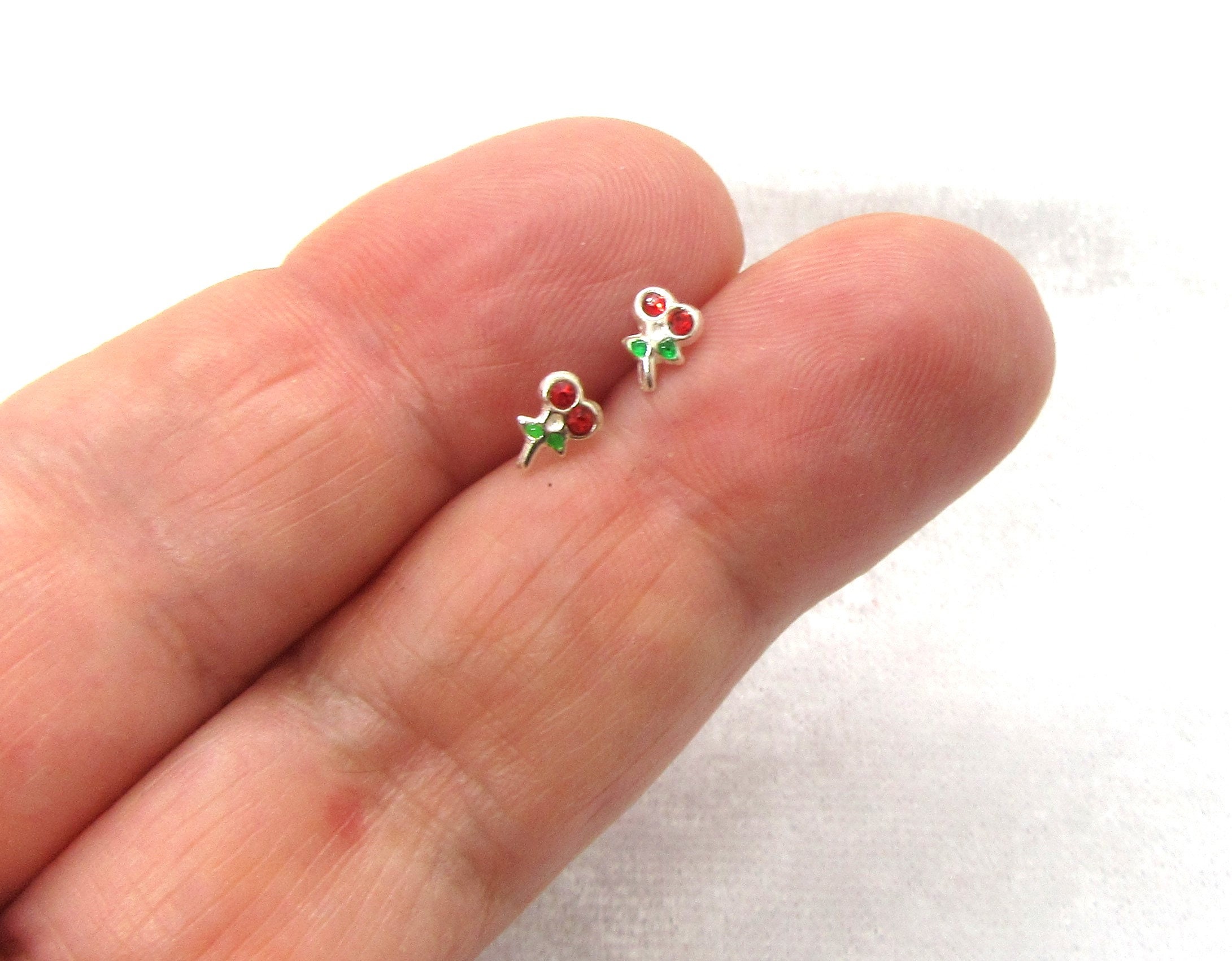 Cherry nose ring Etsy