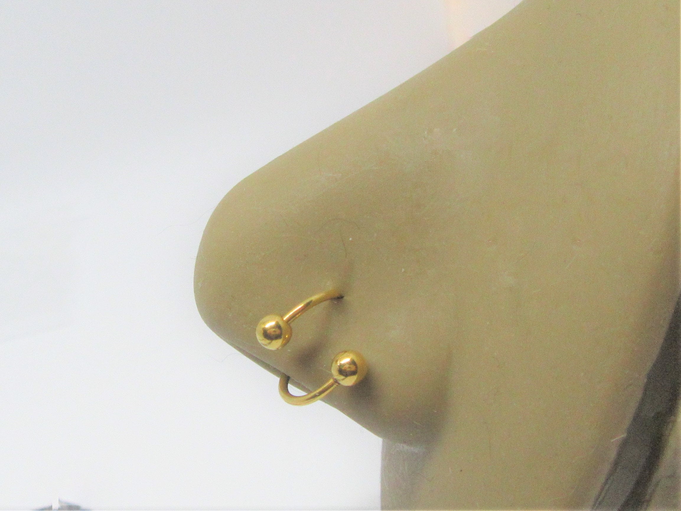 chanel nose ring stud l