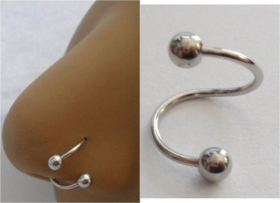 Twisted nose stud clearance