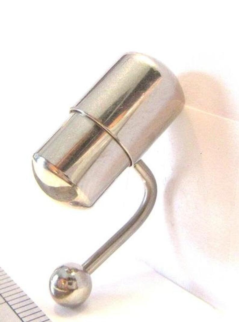 Clitoral Clit Hood Bar VCH Vertical Rose Gold Yellow Gold - Etsy