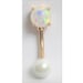 VCH Jewelry Vertical Hood 14k Gold Curved Barbell White Opal Pearl Clit Clitoral Hood VCH Jewelry Ring 14g Intimate Jewelry
