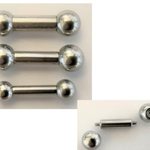 Mannelijke Genitale 4G 6G 8G Sieraden Hafada Apadravya Ampallang stukje Prins Albert Lorum Guiche Kings Crown Grote Ballen Rechte Barbell Gauge