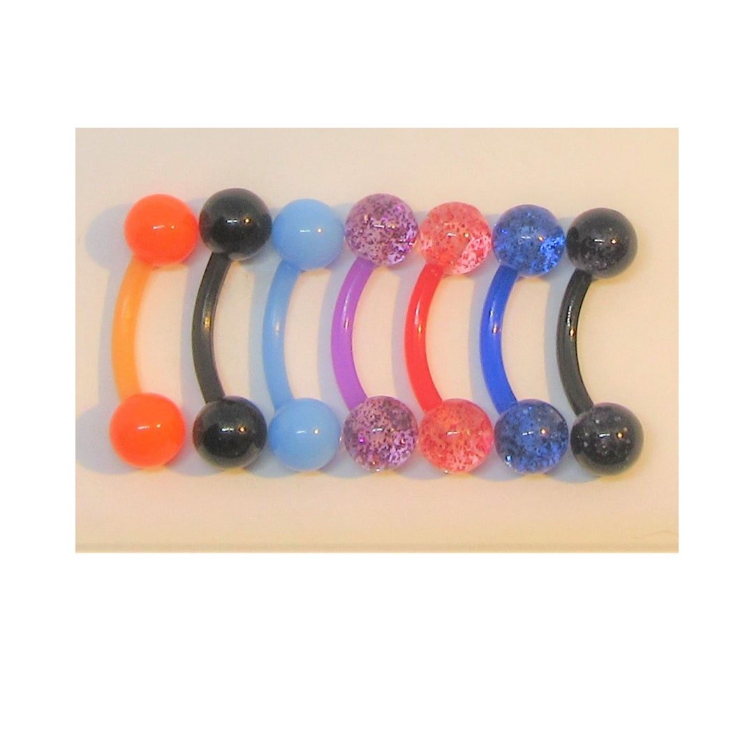 Clitoral Clitorial Clit Hood Bar VCH Hypoallergenic Vertical 5mm Balls