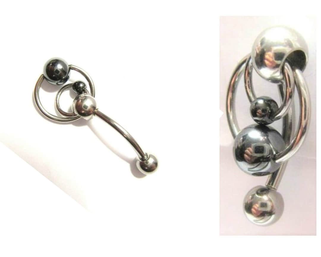 Clitoral Clitorial Clit Hood Bar VCH Vertical Stainless Steel