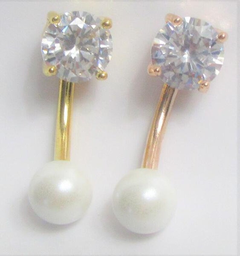 VCH Jewelry Vertical Clitoral Hood Gold Plated Gem Crystal Etsy