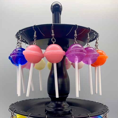 Cotton Candy Jewelry Cotton Candy Earrings Cotton Candy Etsy