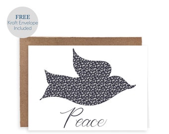 Peace Holiday Card | Peace Christmas Card | Holiday Card Set | Set of Christmas Cards | Christmas Cards | Holiday Cards | Colorful Card