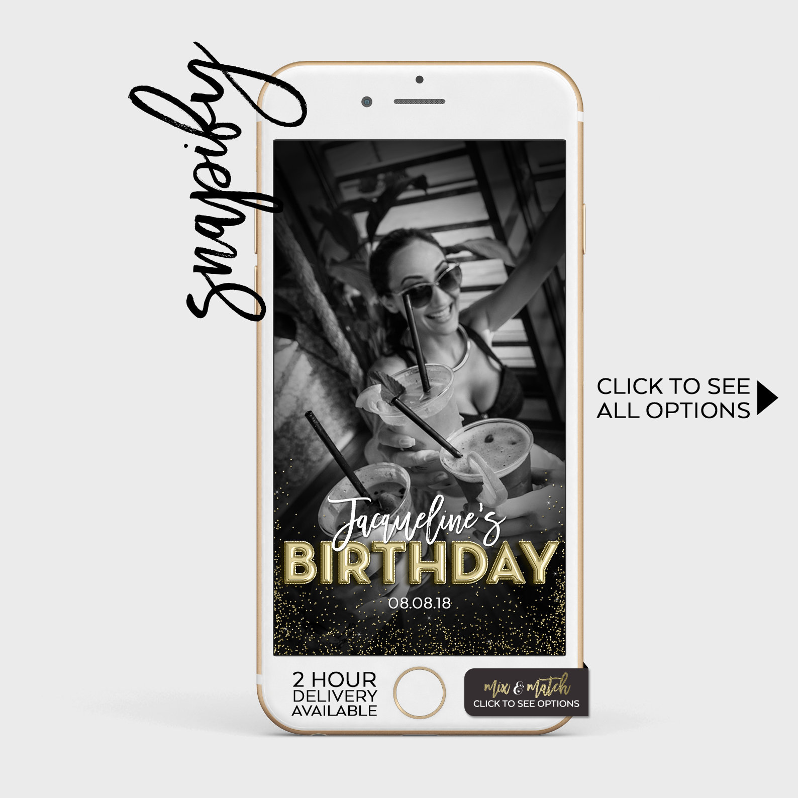 Birthday Snapchat Filter Birthday Snapchat Geofilter Birthday Etsy