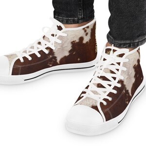 Mens Cowprint Shoes