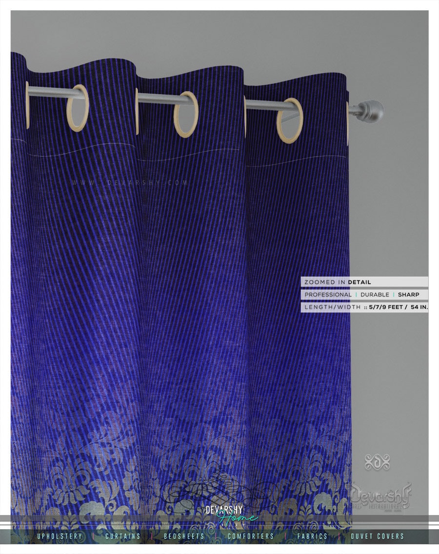 Gold Damask Pattern PREMIUM Curtain Panel. Available on 12 Etsy