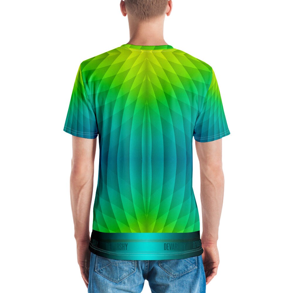 Neon Fluorescent Colors Printed Men's TShirt 11196B Etsy