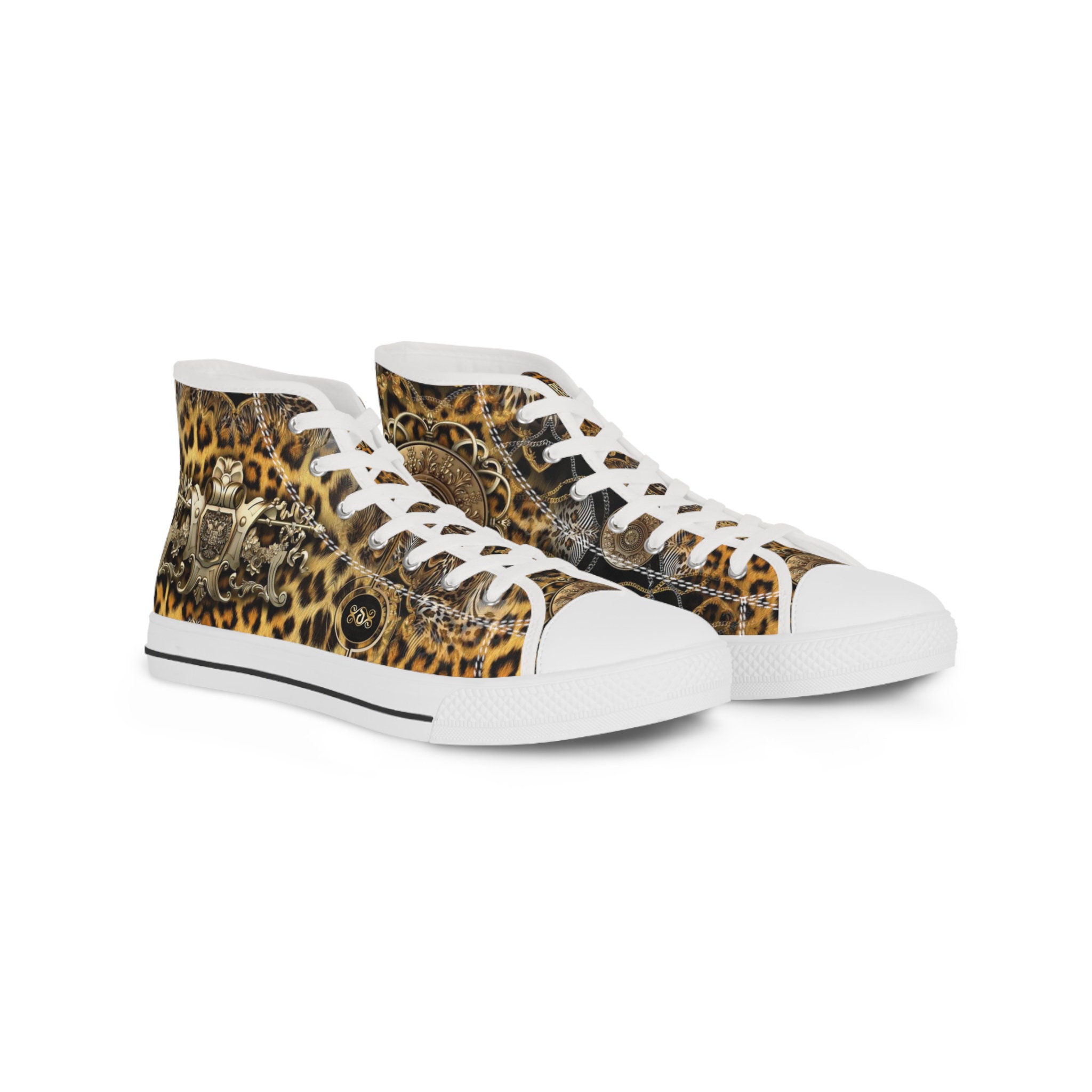 【Golden  】LEOPARD HIGH TOP SNEAKER Golden Goose Midstar Mixed Leather Leopard Mid-Top Sneakers