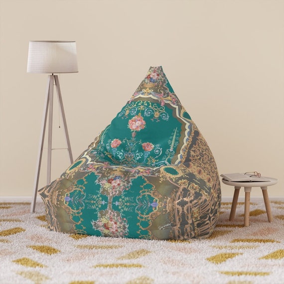 Floral bean bag chair sale