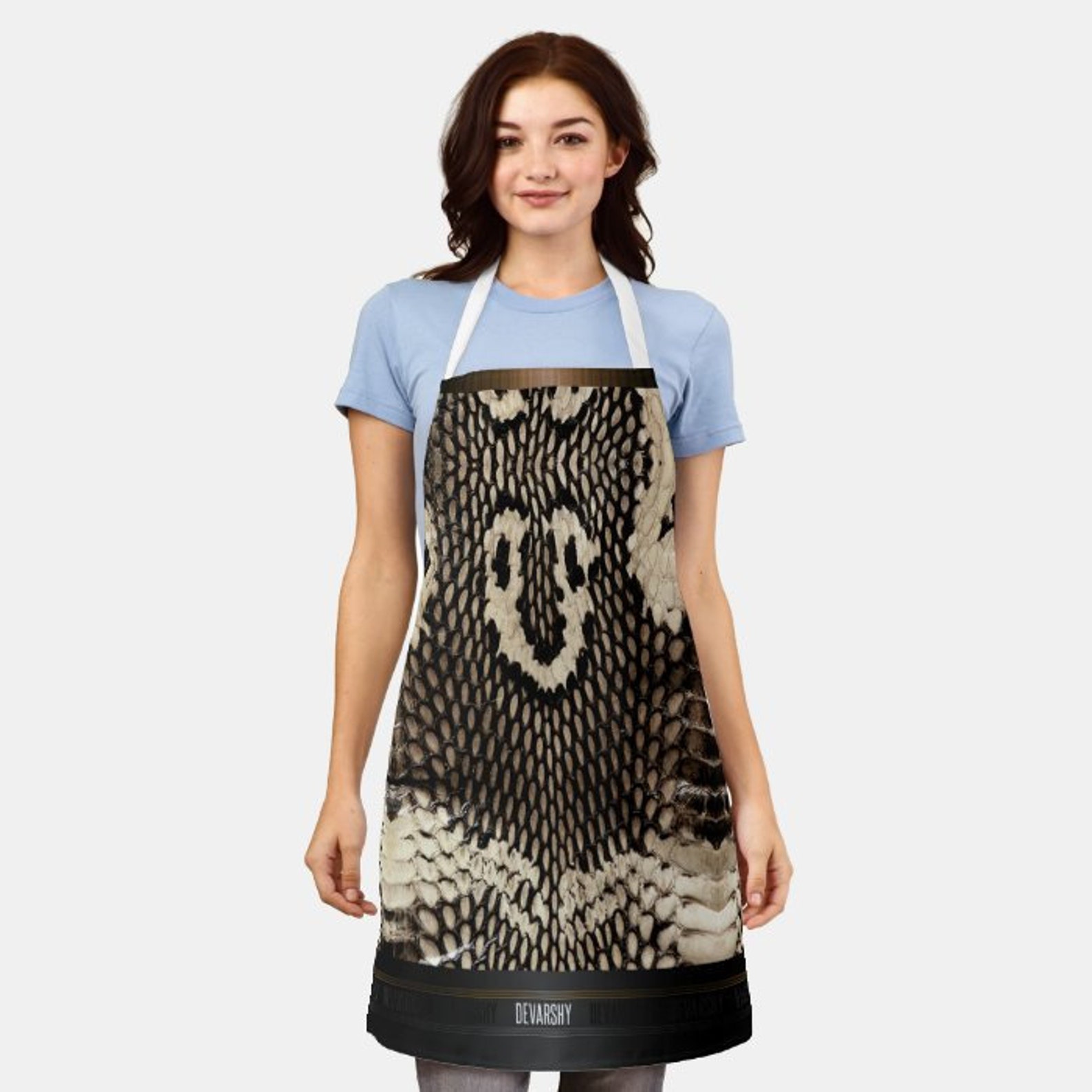 Cobra Snake Skin Printed Apron 11223 Etsy