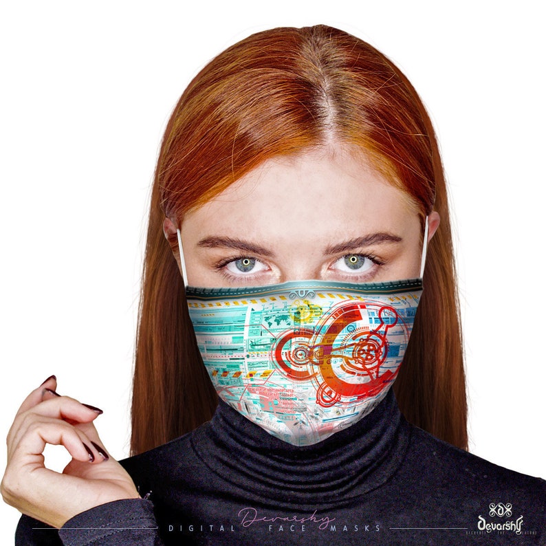 Nuclear Radiation Alert Face Mask With Filter and Nose Wires Etsy