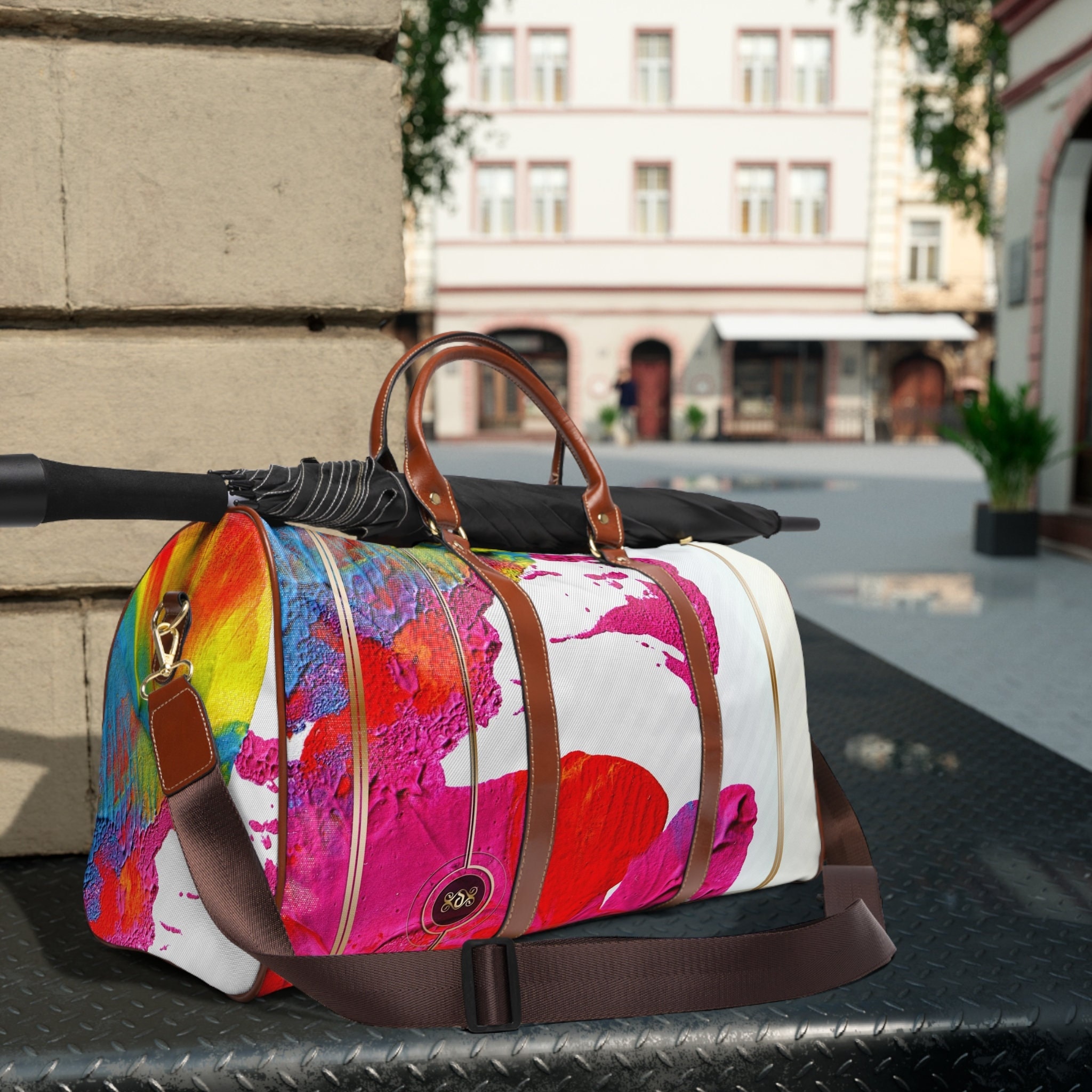 Boho Chic Rainbow Weekender Bag – Etnika Bazaar