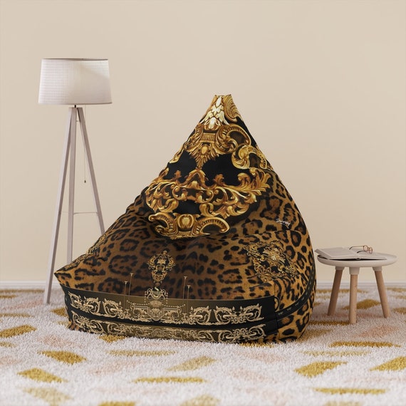 Leopard bean bag sale