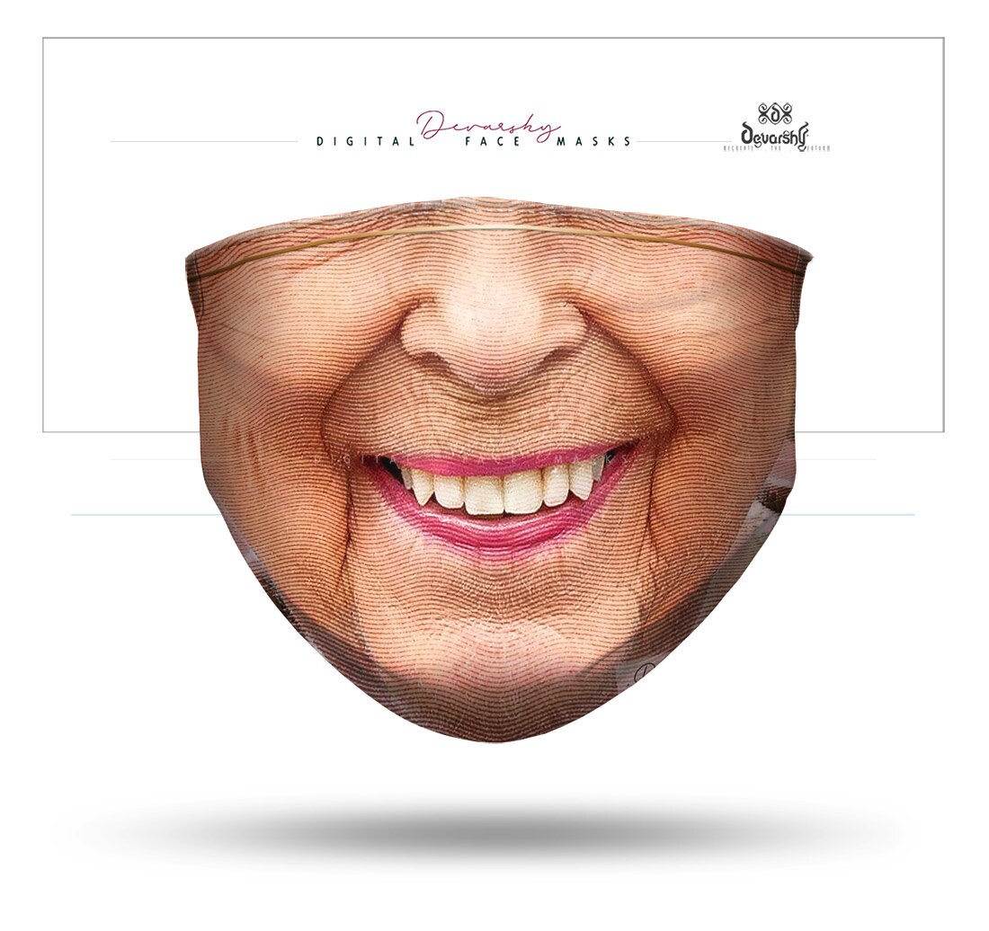 Her Majesty The QUEEN Face Mask With Filter And Nose Wires Etsy