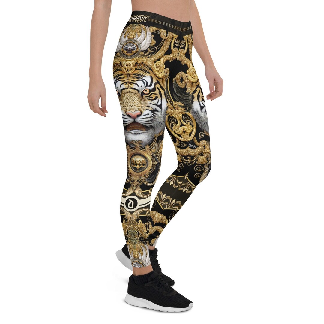 Tiger Print Leggings Decorative Leggings Women Leggings Animal Print  Leggings D20122B -  Canada