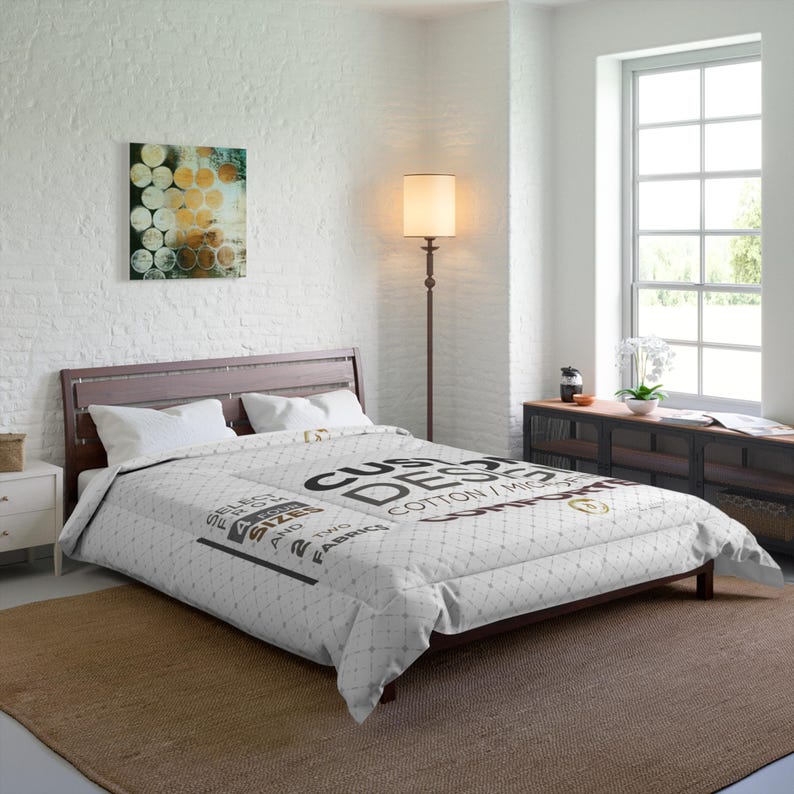 Custom Design Comforter, Cotton / Microfiber, Print Your Design / Logo ...