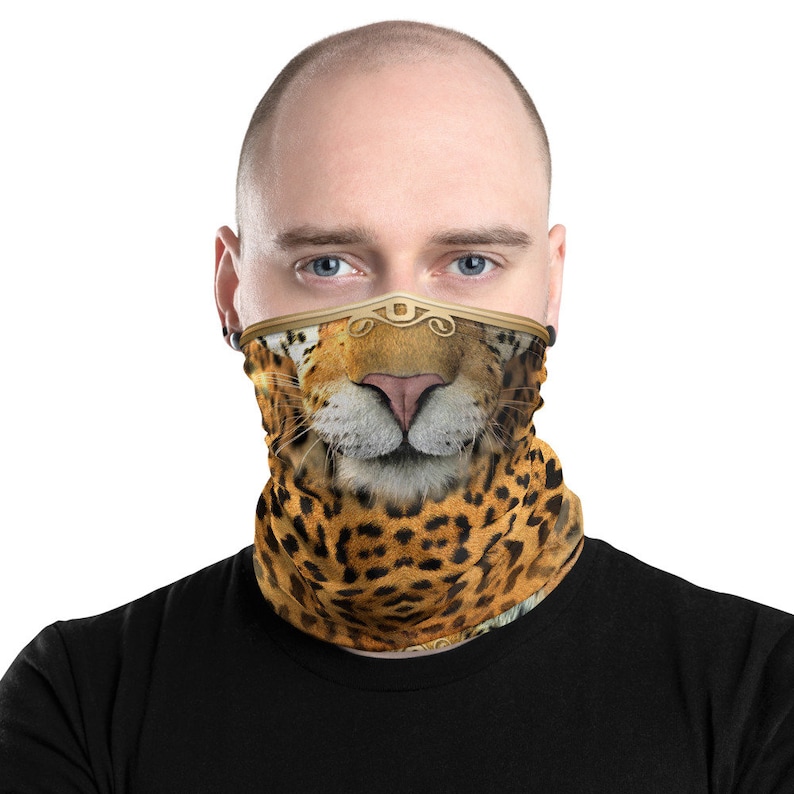animal face neck gaiter