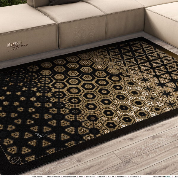 Hexagonal Rug - Etsy