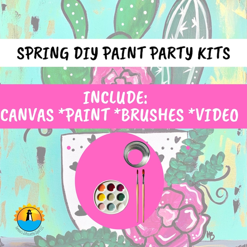 Paint and Sip Canvas - Etsy