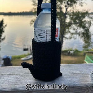 patrón de hielera con forma de trasero de gato imagen 2