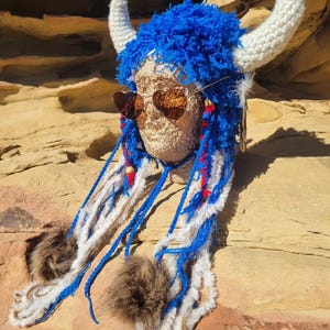 Buffalo head hat pattern