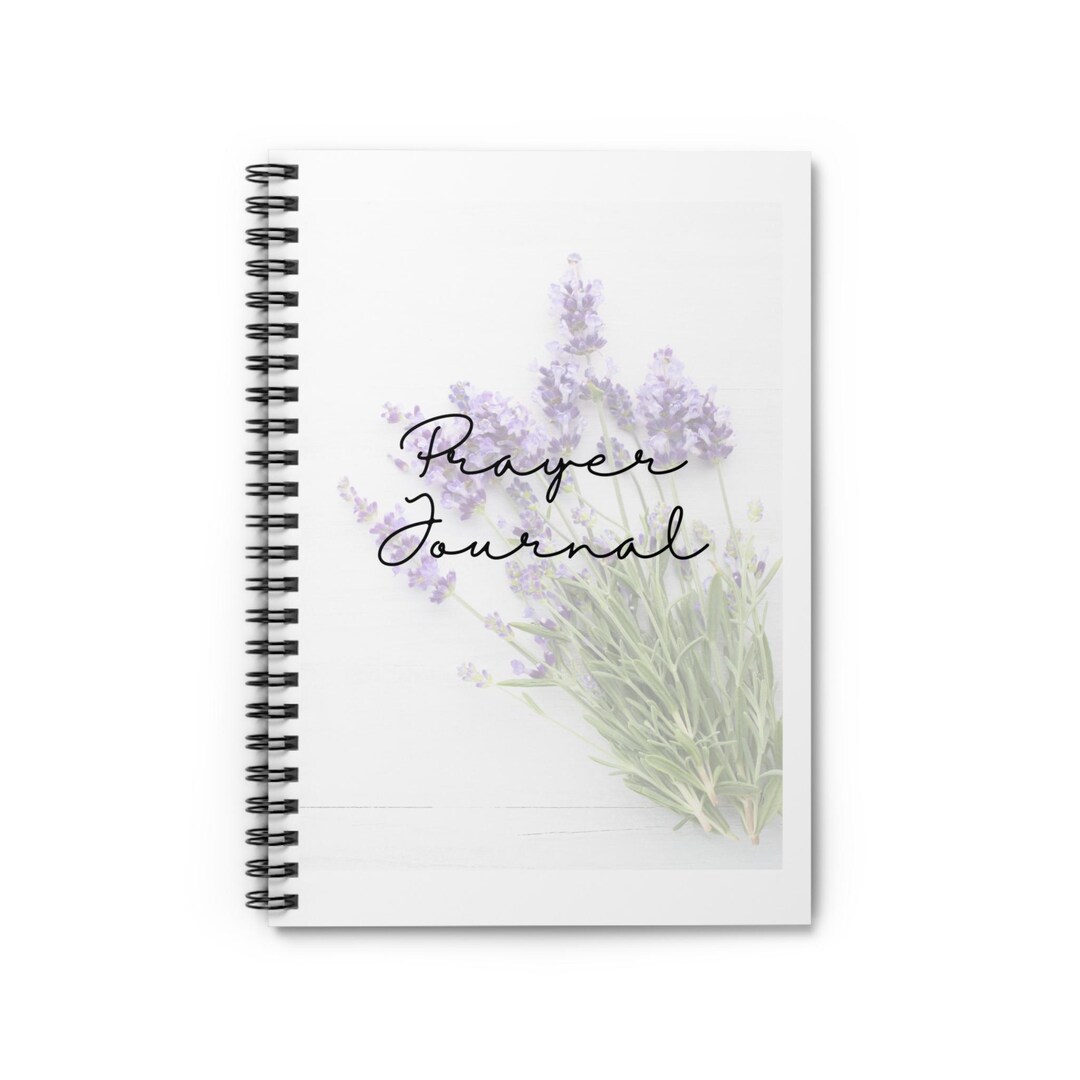 Floral Prayer Journal, Spiral Notebook for Reflection, Faith Journal ...