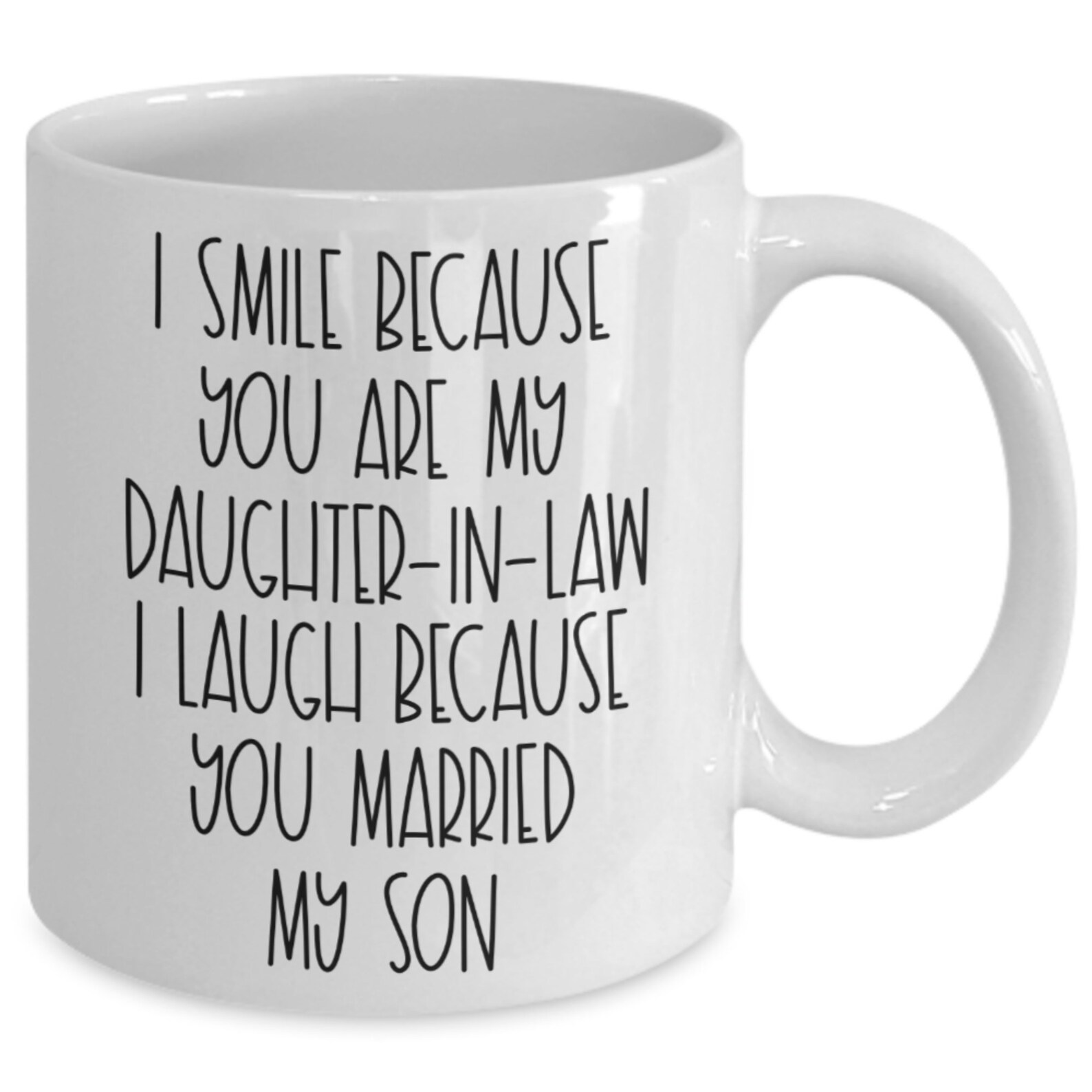 DaughterInLaw Mug DaughterInLaw Gifts Funny Birthday Etsy