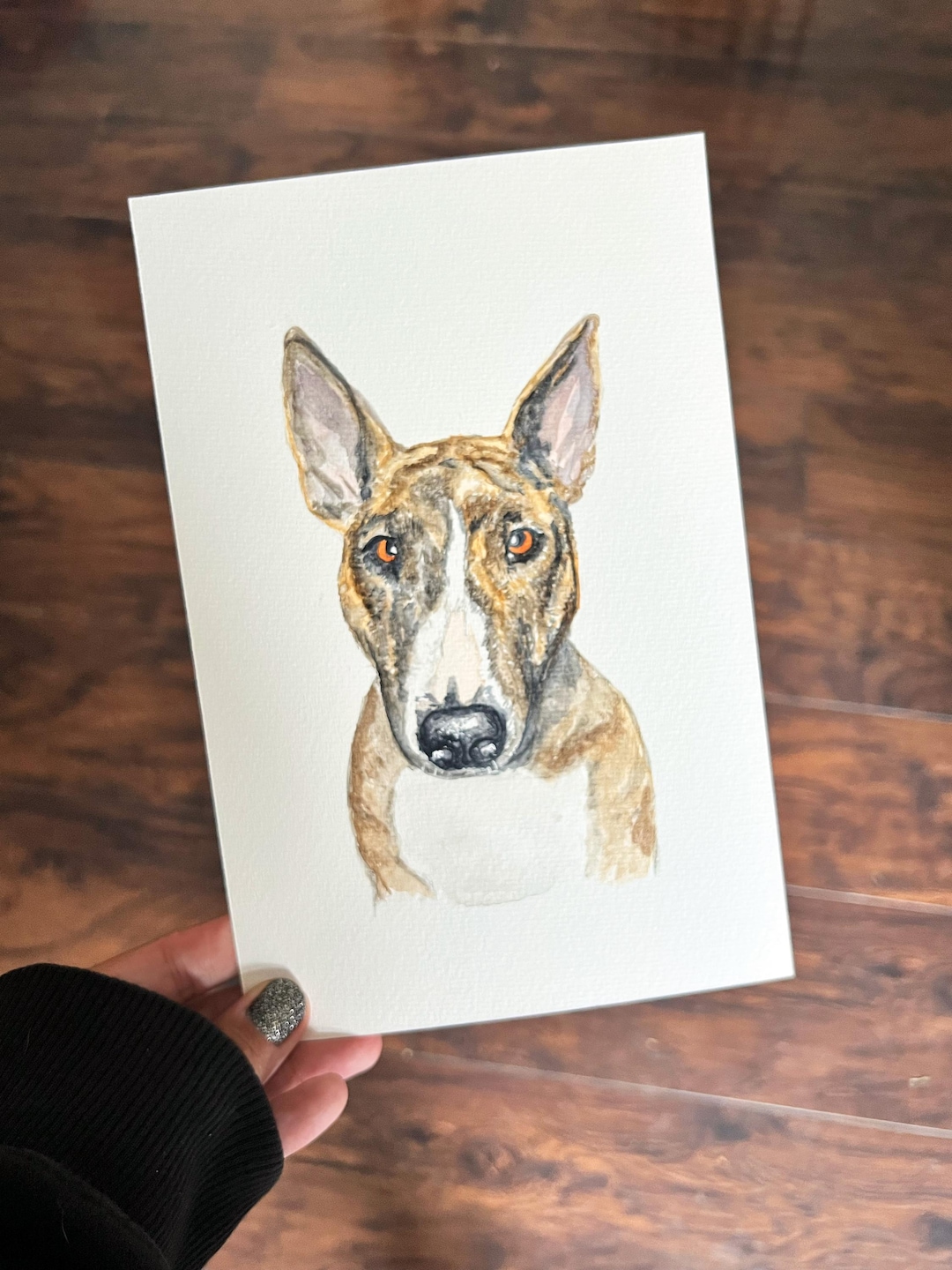 Custom Watercolor Pet Portrait | Hand-painted Dog & Cat Memorial Art - Etsy