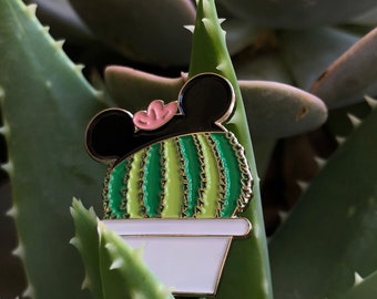 Cactus ears Pin, cactus pin, gifts under 15