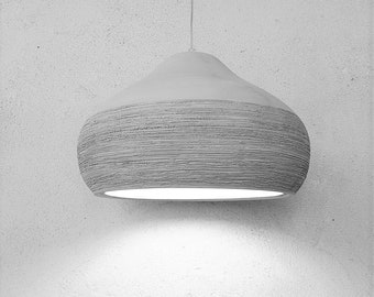 Pendant Light ,Grey large ceramic lamp shade , kitchen lighting ,Dining room lighting , farmhouse beach house lighting fixtures