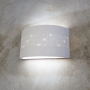 Decorative light Wall fixture ,Ceramic wall lamp shade,wall sconce,Off-white wall lamp,Wall mount light,wall lighting,handmade wall light