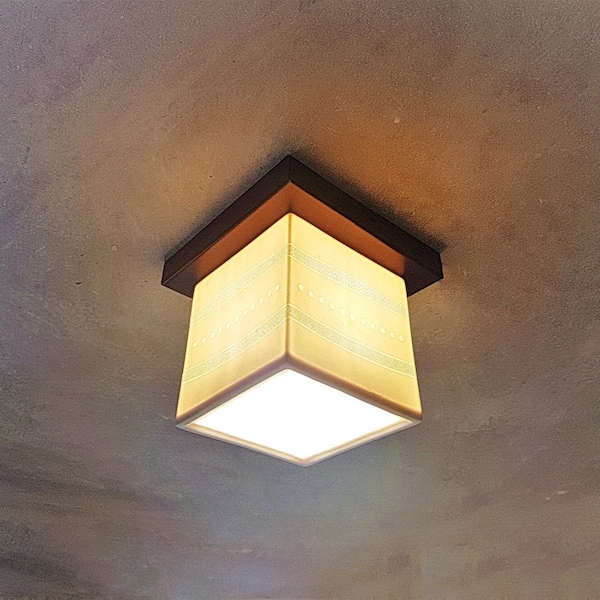 Ceiling lighting Flush mount,ceiling light, porcelain lighting, entrance lighting, living room lighting