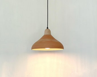 Handmade Terracotta Pendant Light: Ceramic Kitchen Island Lighting
