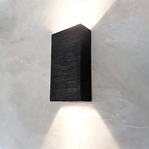Modern handmade Ceramic,led Wall Light,Up Down  Indoor wall Sconce ,Designed Lighting  Fixture , minimalist wall sconce,black wall sconce