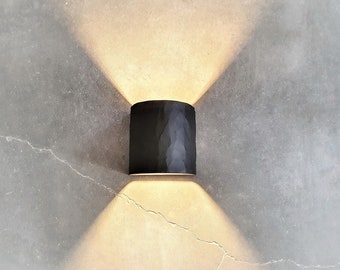 Half cylinder wall sconce ,Led wall light, Up Down Indoor wall Sconce ,Ceramic lights , Unique wall sconce