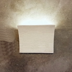 Waterfall wall lamp ,Wall Sconce modern ,Wall light white minimalist, Ceramic Wall Lighting , Light for living room, bedroom, study