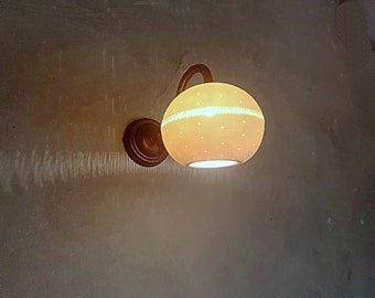 Wall Light, porcelain lamp shade Sconce,  boho clay Sconce - Living room  wall lamp bedroom wall light - beach house wall decor