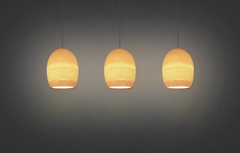 3 Pendant lighting.Pendant lights, Kitchen lighting, Hanging lights, Porcelain pendant light, Ceiling lights,special design lighting fixture image 1