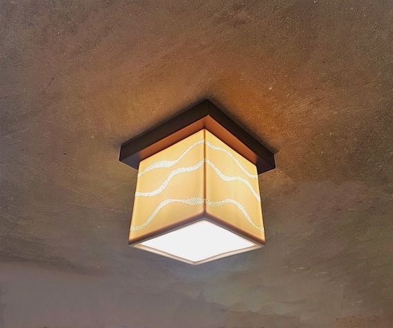 Ceiling Lighting Flush Mount Ceiling Light Porcelain Lighting Entrance Lighting Living Room Lighting