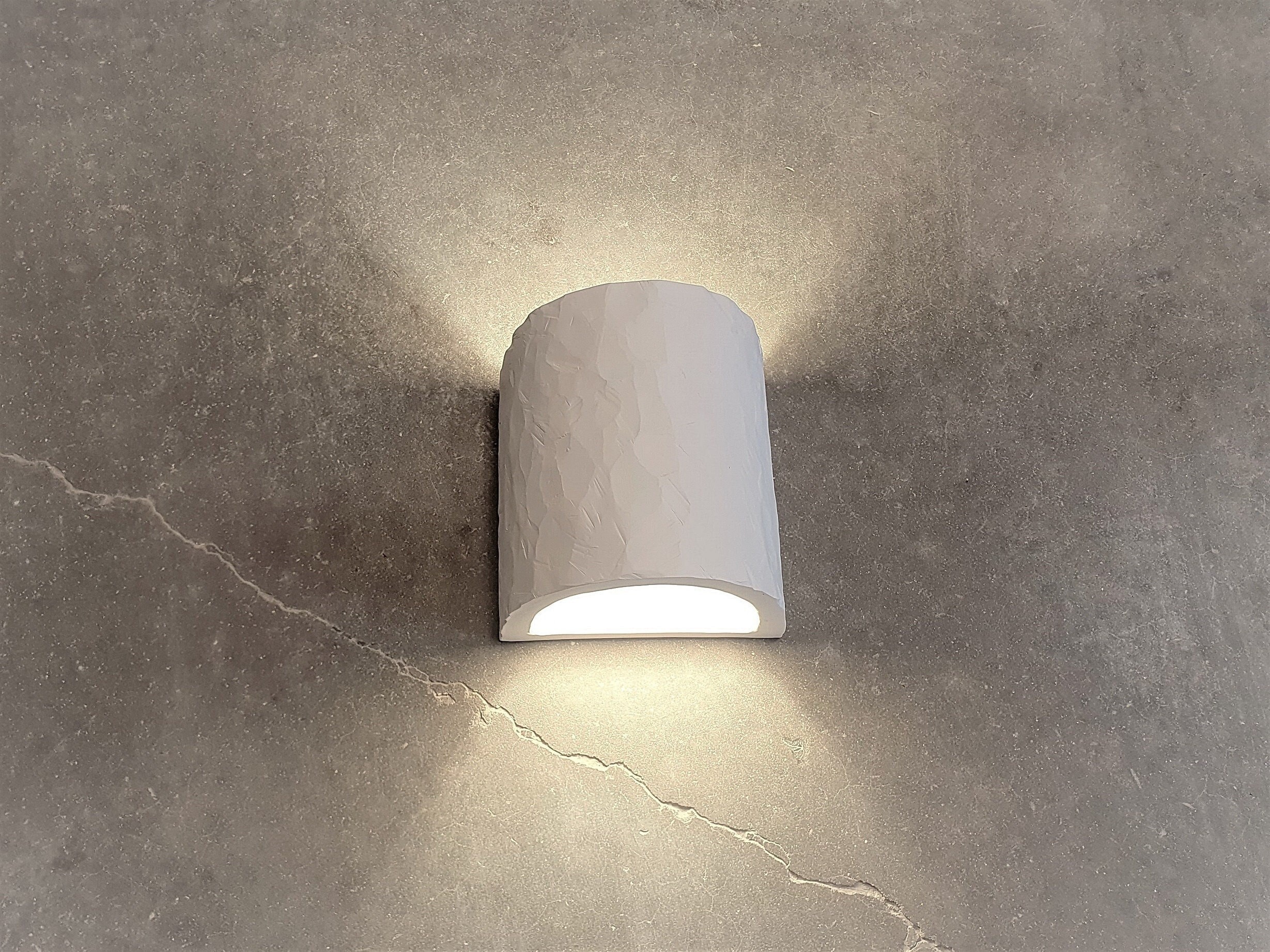 Half cylinder wall sconce deals