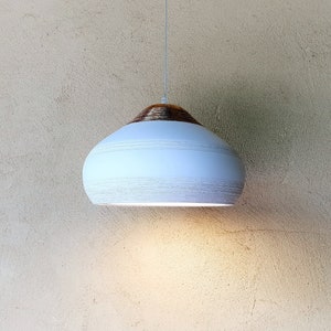 Luz colgante, sombra de lámpara blanca de cerámica, sombra de lámpara de oro, iluminación de la isla de la cocina, luz del comedor, lámpara colgante de cerámica, iluminación única