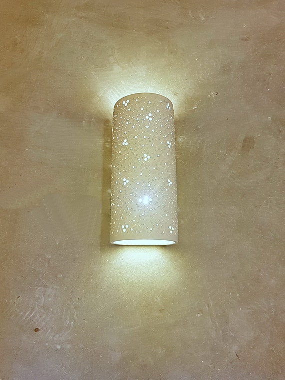 Full Cylinder Sconce Light Wall Lighting ceramic Wall | Etsy