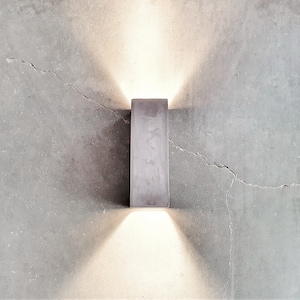 Modern handmade Ceramic  LED Wall Light Up Down Cube Indoor wall Sconce Lighting Lamp Fixture