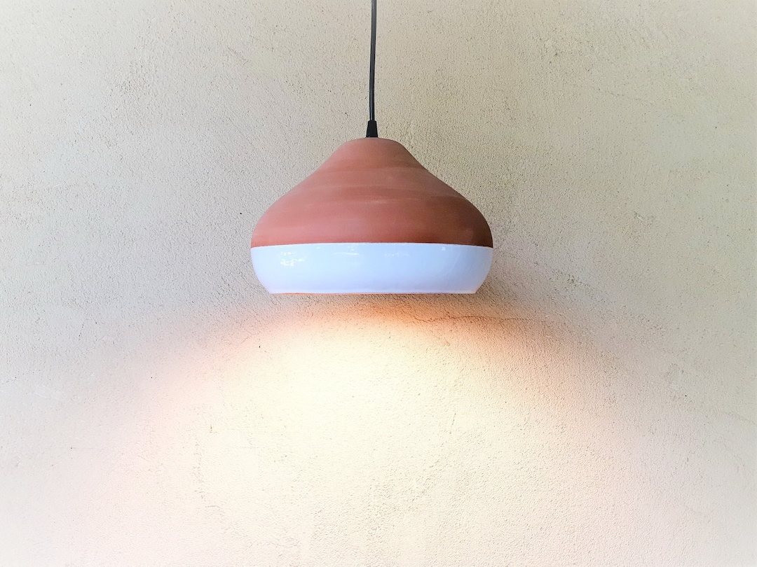 Terra Cotta Pendant Light , Kitchen Lighting ,dining Room Lighting