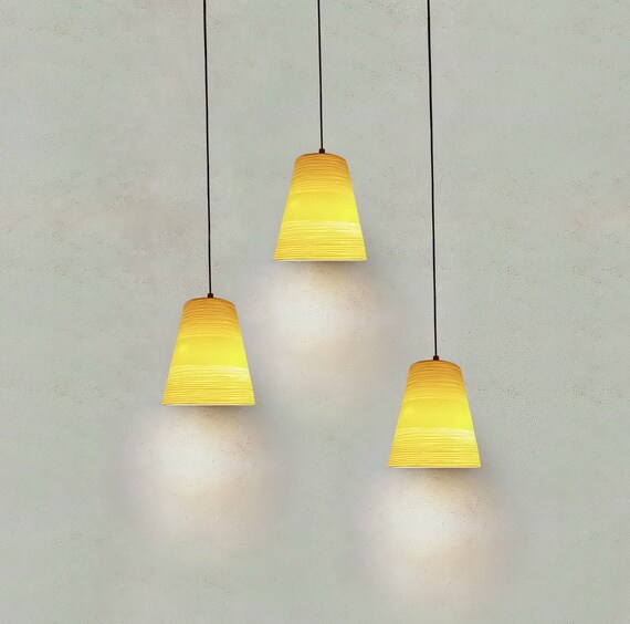 Yellow pendant lights for kitchen outlet