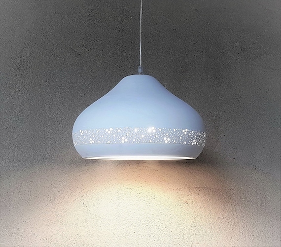 Pendant Light hanging Light ceramic off White Lamp Shade kitchen